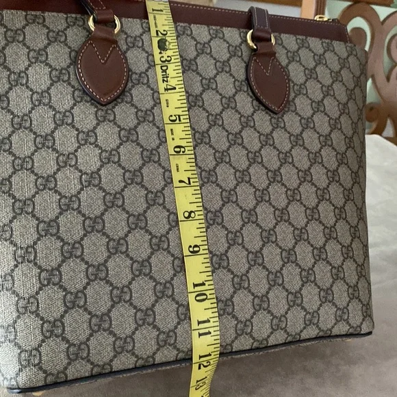 Auth GUCCI Monogram tote made in Italy - Picture 16 of 16